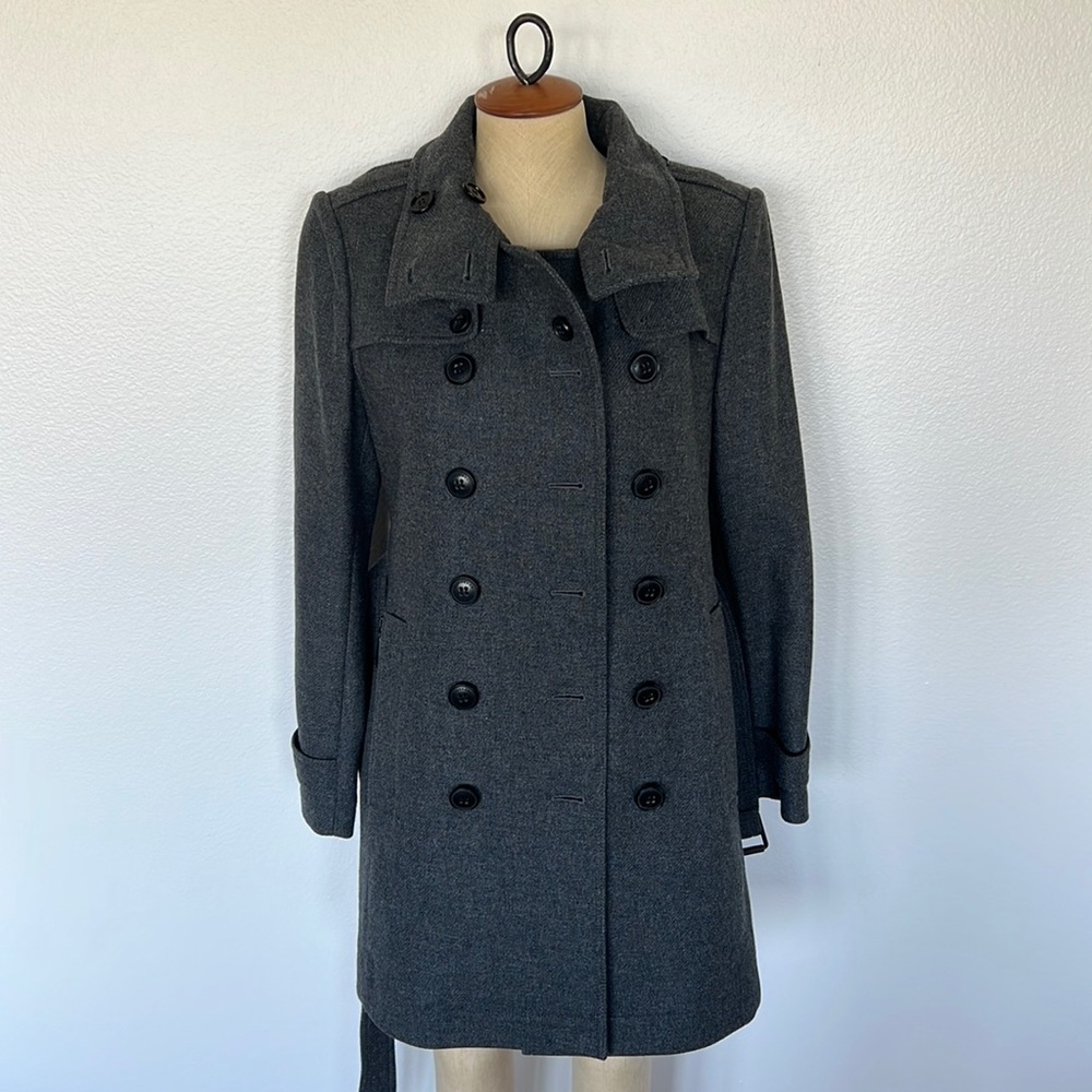 Burberry Brit Wool Coat Jacket Size 12 (EU46) - Picture 4 of 16